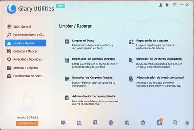 Limpiar / Reparar