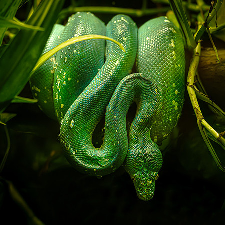 Pitón Verde
