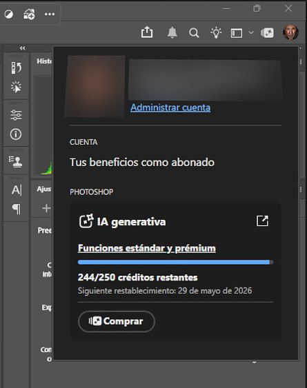 Creditos restantes info
