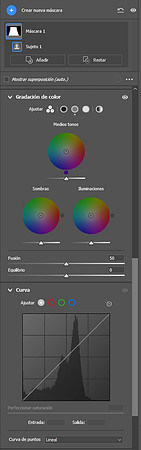 Gradación de color en CR