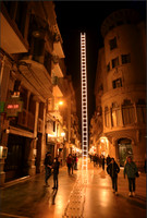 Foto amb llums de carrer