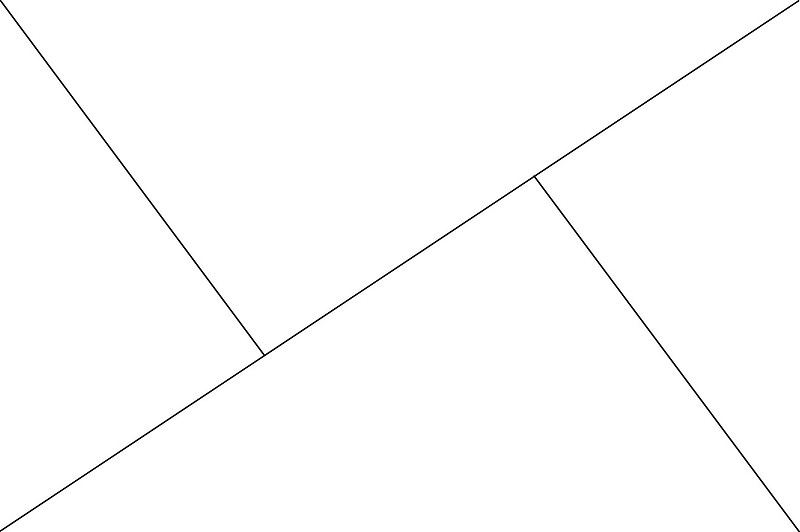Diagonal triangulos